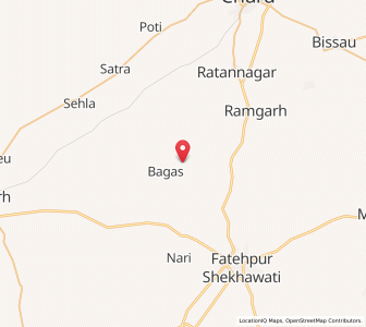 Map of Athidhanji ki Dhani, Rajasthan