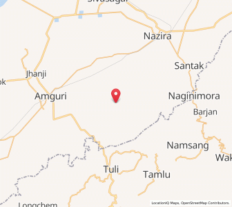 Map of Athkhel, Assam