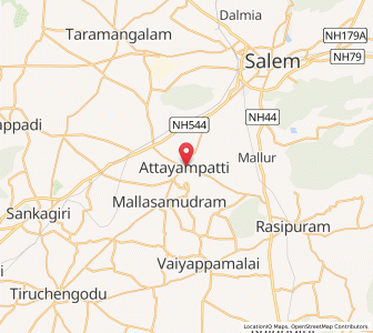 Map of Attayyampatti, Tamil Nadu