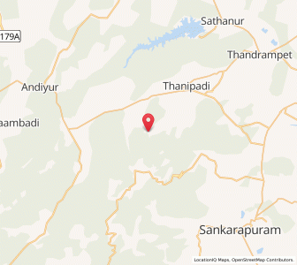 Map of Attippadi, Tamil Nadu