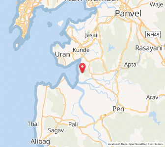 Map of Aure, Maharashtra