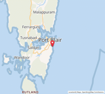 Map of Austinabad, Andaman and Nicobar Islands