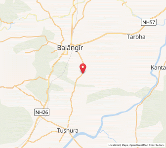 Map of Autgaon, Odisha