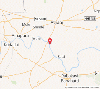 Map of Avarkhod, Karnataka
