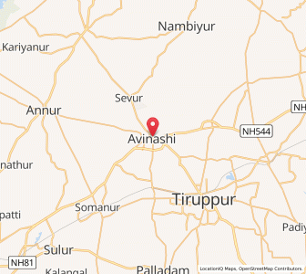 Map of Avinashi, Tamil Nadu