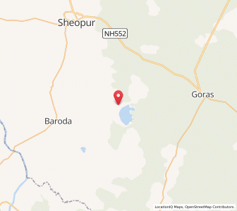 Map of Awada, Madhya Pradesh