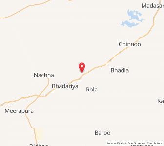 Map of Awal, Rajasthan
