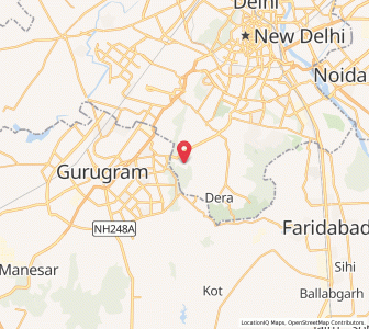 Map of Aya Nagar, Delhi