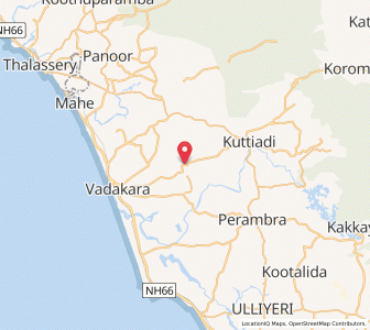 Map of Ayancheri, Kerala