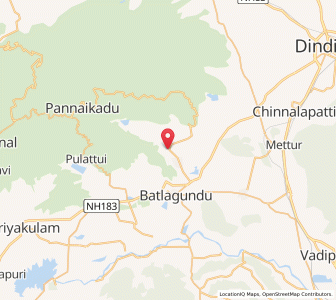 Map of Ayyampalaiyam, Tamil Nadu