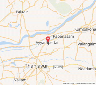 Map of Ayyampet, Tamil Nadu