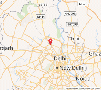 Map of Azadpur, NCT