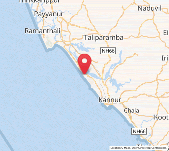 Map of Azhikkal, Kerala