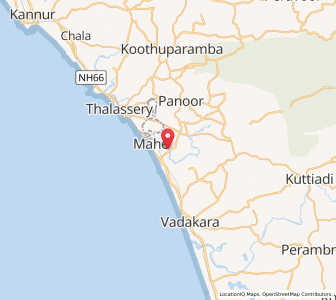 Map of Azhiyūr, Kerala