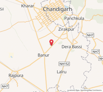 Map of Azizpur, Punjab
