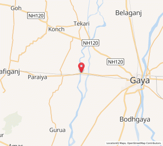Map of Azmatganj, Bihar