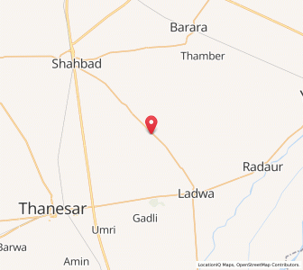 Map of Babain, Haryana