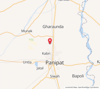 Map of Babarpur, Haryana