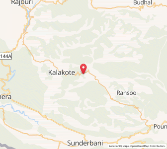 Map of Babbian Gala, Kashmir