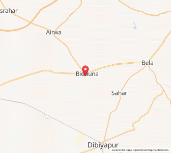 Map of Babina Sukhchainpur, Uttar Pradesh