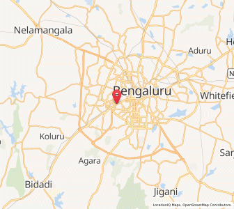 Map of BabujiNagar, Karnataka