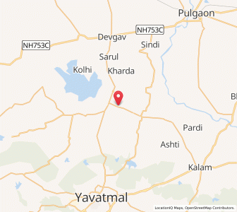 Map of Babulgaon, Maharashtra