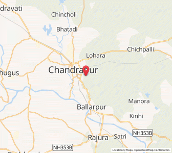 Map of Babupet, Maharashtra