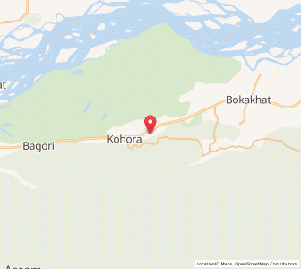 Map of Bachagaon, Assam