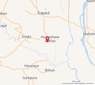 Map of Bachauli, Bihar