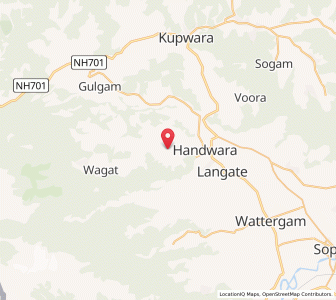 Map of Badalpur, Kashmir