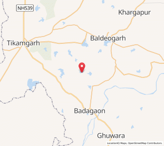 Map of Badanpura, Madhya Pradesh