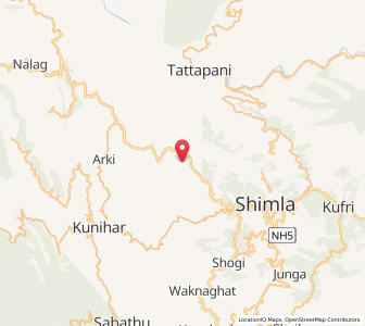Map of Baddo, Himachal Pradesh