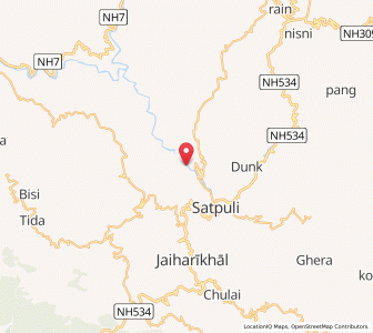 Map of Badel, Uttarakhand