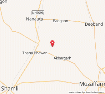 Map of Badh, Uttar Pradesh