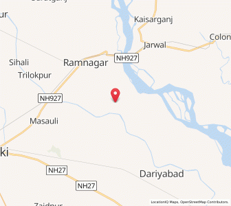 Map of Bado Sarai, Uttar Pradesh
