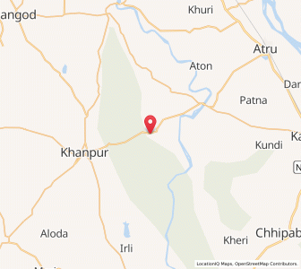 Map of Badora, Rajasthan