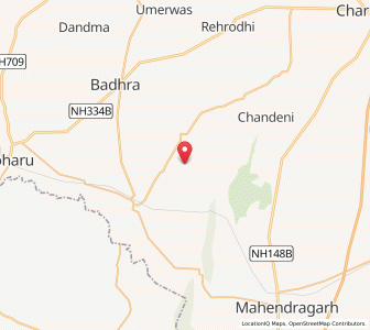 Map of Badrai, Haryana