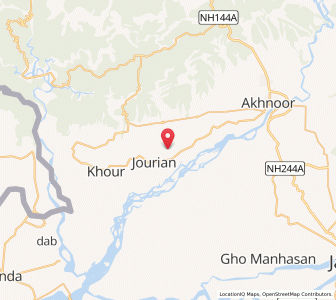 Map of Badwanian, Kashmir