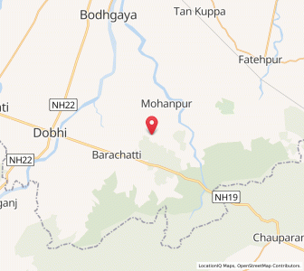 Map of Bagaha, Bihar