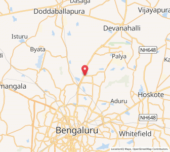 Map of Bagaluru Rd, Karnataka