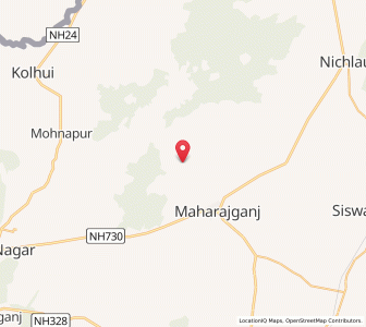 Map of Bagapar, Uttar Pradesh