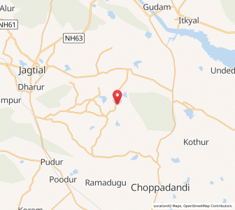 Map of Bagdapalli, Andhra Pradesh