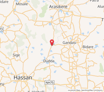 Map of Bageshapura, Karnataka