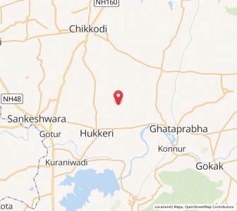Map of Bagewadi, Maharashtra