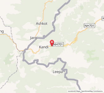 Map of Bagh Bala, Kashmir