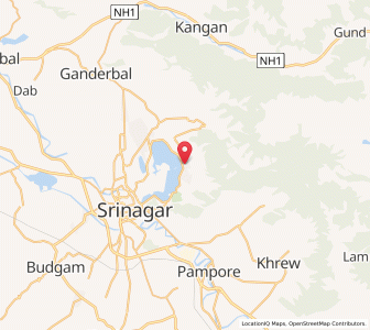 Map of Bagh Husain, Kashmir