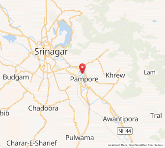 Map of Bagh Shukar Shah, Kashmir
