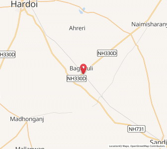 Map of Baghauli, Uttar Pradesh
