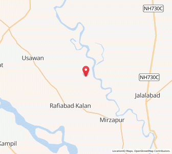 Map of Baghauni, Uttar Pradesh