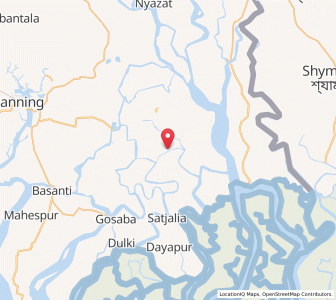Map of Baghmara, West Bengal